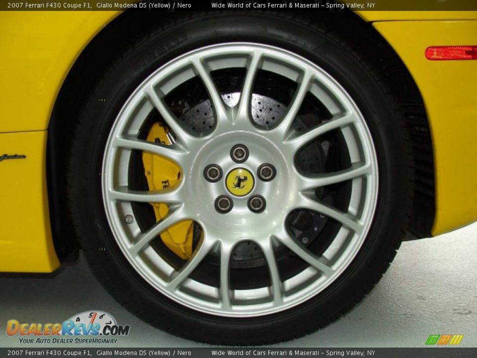 2007 Ferrari F430 Coupe F1 Giallo Modena DS (Yellow) / Nero Photo #11