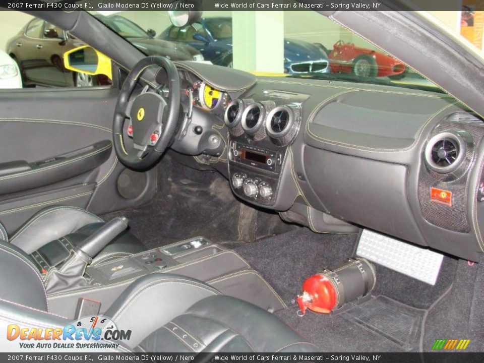 2007 Ferrari F430 Coupe F1 Giallo Modena DS (Yellow) / Nero Photo #16
