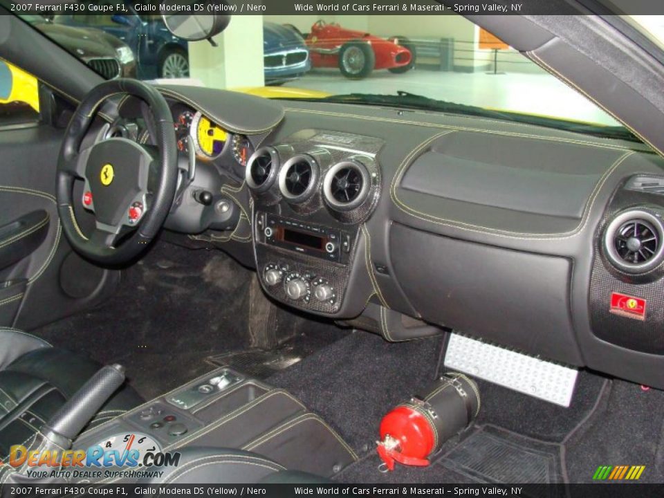 2007 Ferrari F430 Coupe F1 Giallo Modena DS (Yellow) / Nero Photo #17