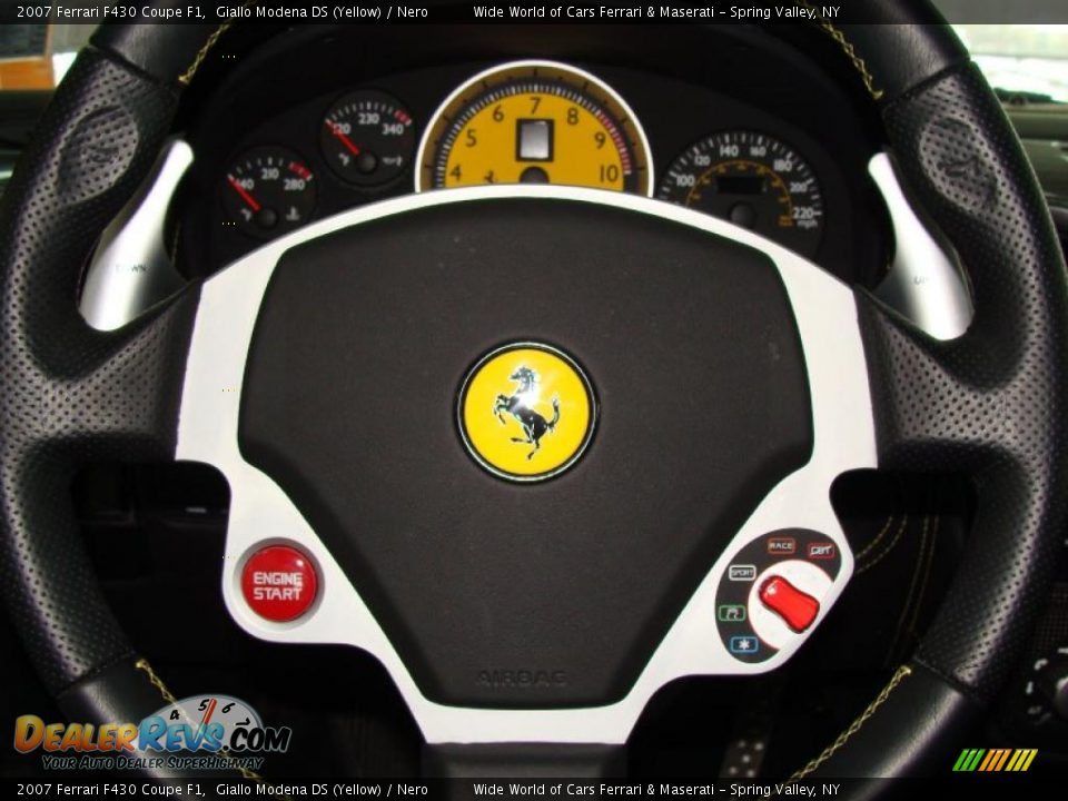 2007 Ferrari F430 Coupe F1 Giallo Modena DS (Yellow) / Nero Photo #21