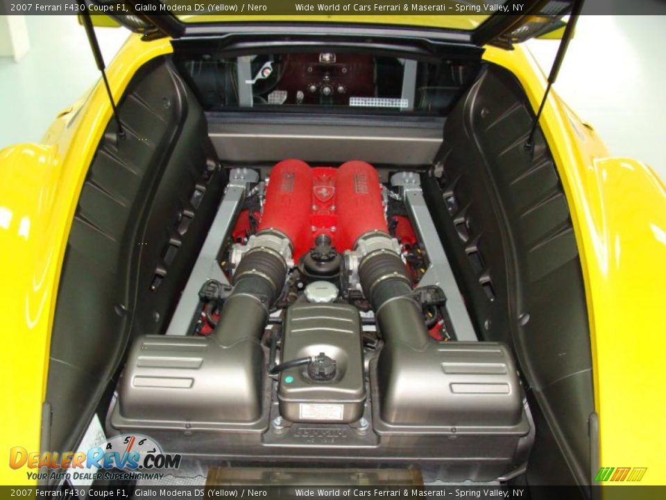 2007 Ferrari F430 Coupe F1 Giallo Modena DS (Yellow) / Nero Photo #25