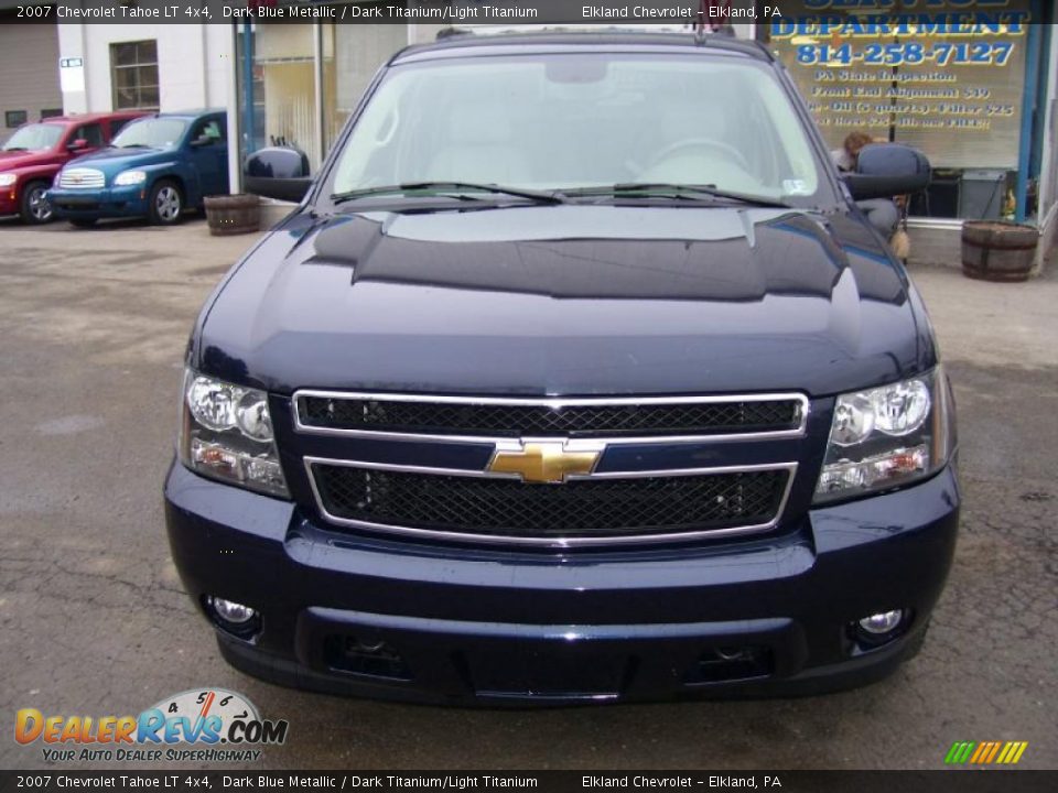 2007 Chevrolet Tahoe LT 4x4 Dark Blue Metallic / Dark Titanium/Light Titanium Photo #2
