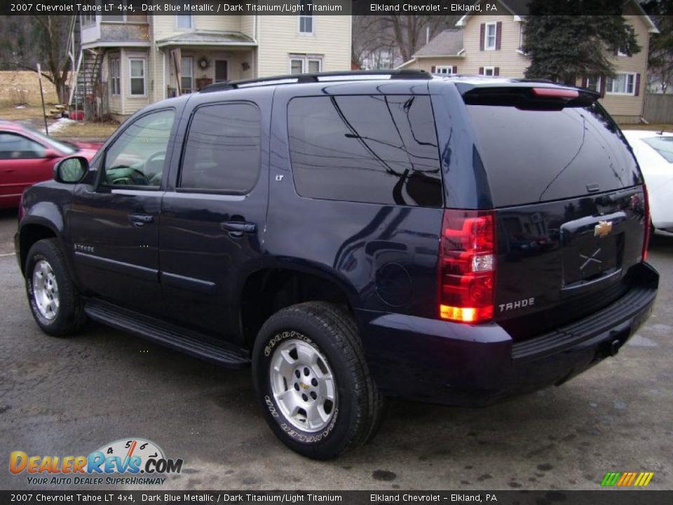 2007 Chevrolet Tahoe LT 4x4 Dark Blue Metallic / Dark Titanium/Light Titanium Photo #7