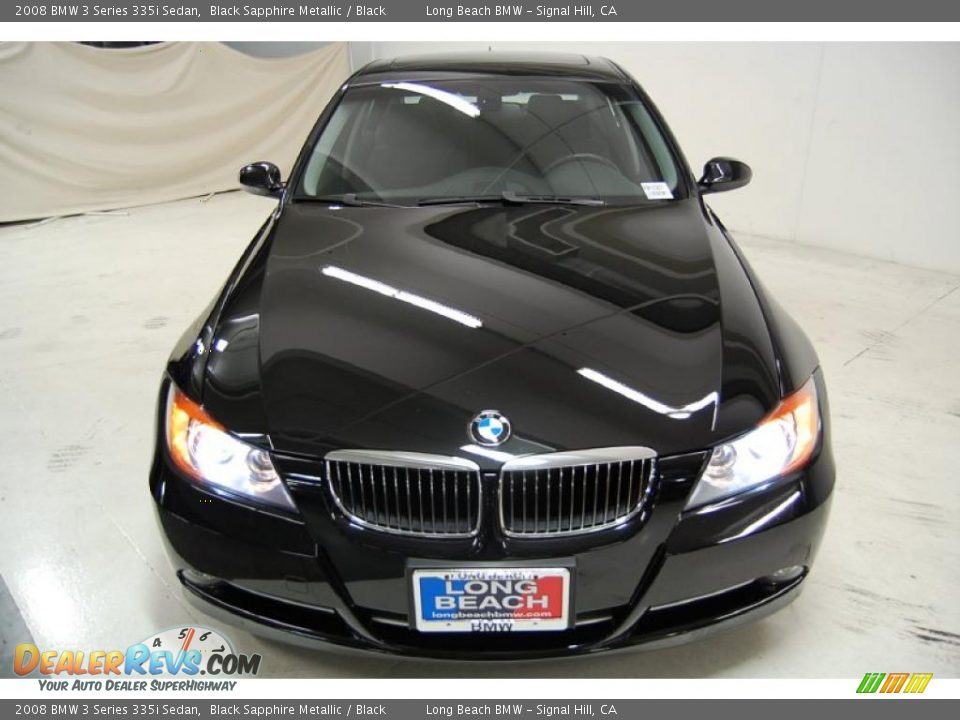 2008 BMW 3 Series 335i Sedan Black Sapphire Metallic / Black Photo #5