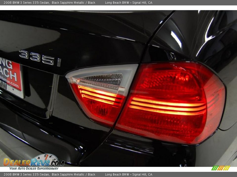 2008 BMW 3 Series 335i Sedan Black Sapphire Metallic / Black Photo #8