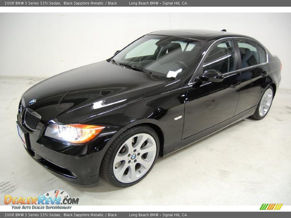 2008 BMW 3 Series 335i Sedan Black Sapphire Metallic / Black Photo #10