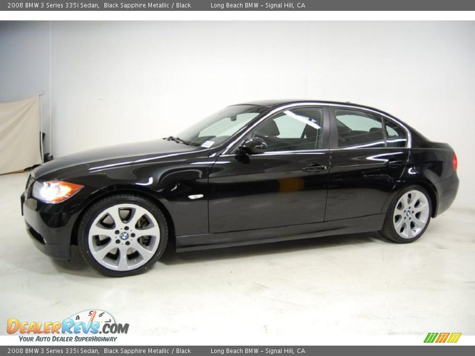 2008 BMW 3 Series 335i Sedan Black Sapphire Metallic / Black Photo #11