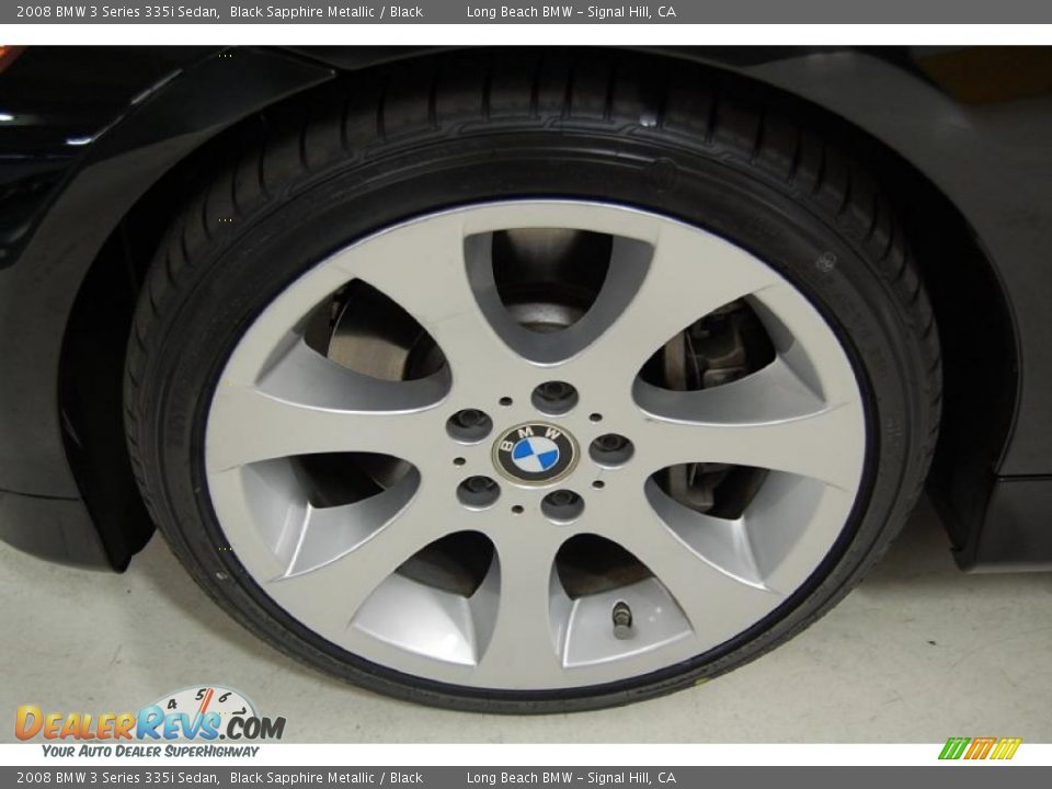 2008 BMW 3 Series 335i Sedan Black Sapphire Metallic / Black Photo #12