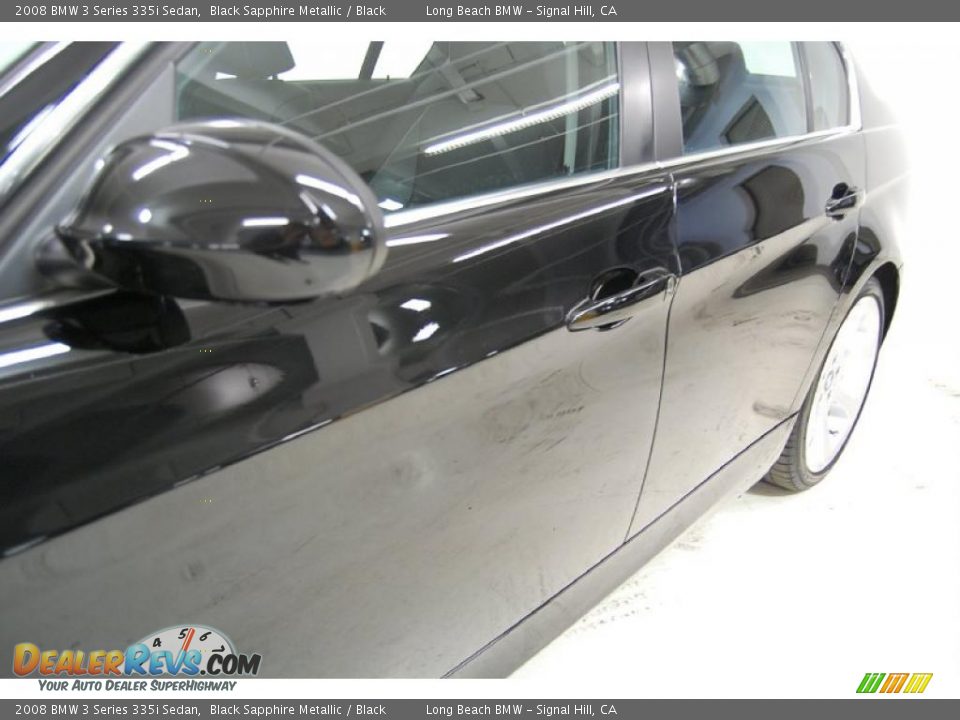 2008 BMW 3 Series 335i Sedan Black Sapphire Metallic / Black Photo #13