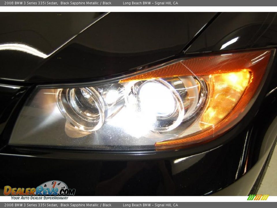 2008 BMW 3 Series 335i Sedan Black Sapphire Metallic / Black Photo #14