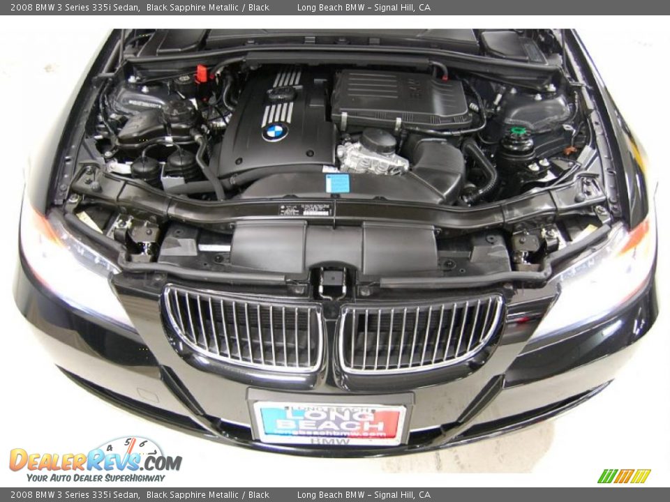 2008 BMW 3 Series 335i Sedan Black Sapphire Metallic / Black Photo #17