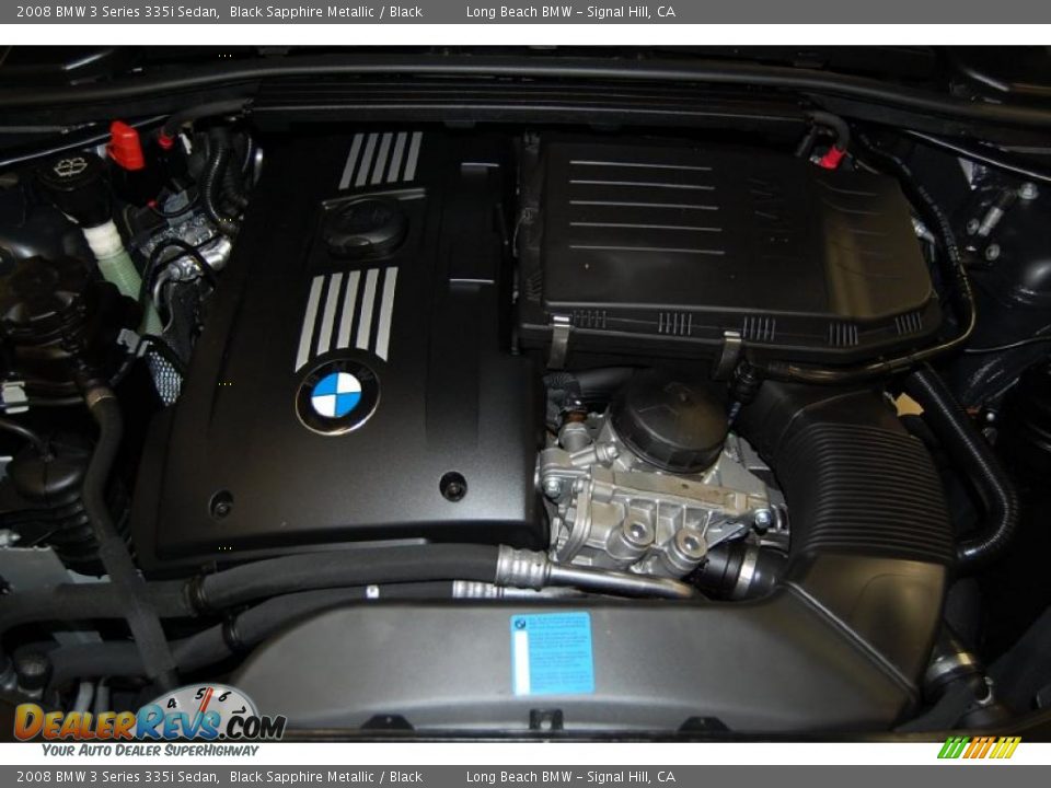 2008 BMW 3 Series 335i Sedan Black Sapphire Metallic / Black Photo #18