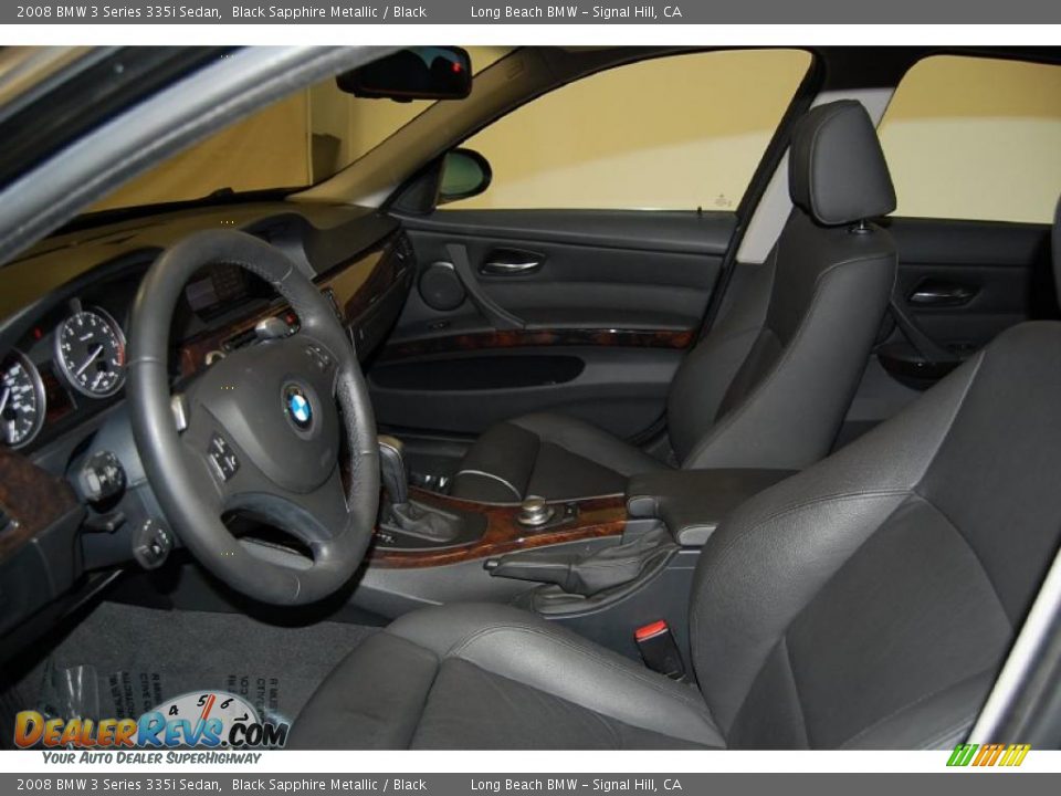 2008 BMW 3 Series 335i Sedan Black Sapphire Metallic / Black Photo #20
