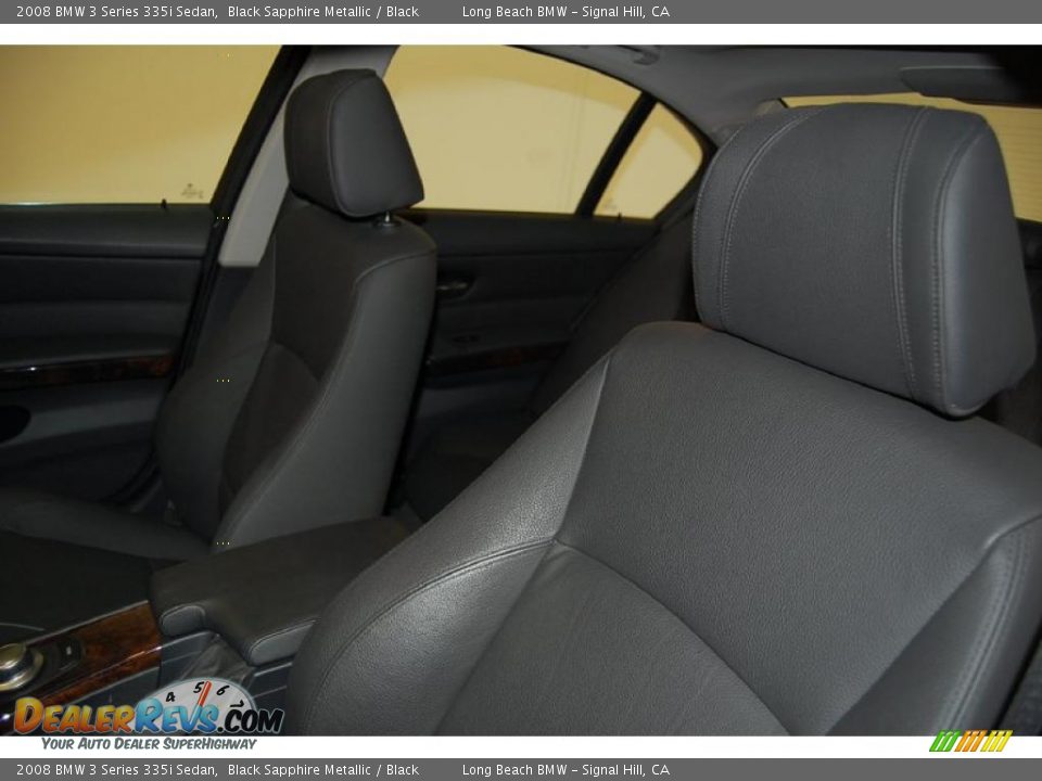 2008 BMW 3 Series 335i Sedan Black Sapphire Metallic / Black Photo #21