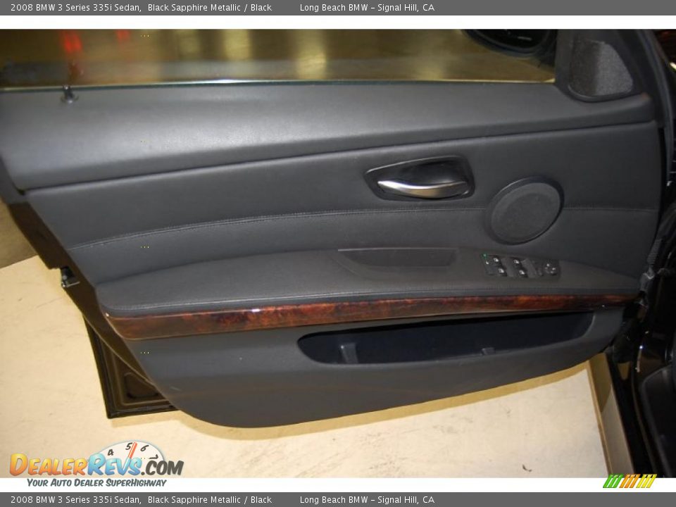 2008 BMW 3 Series 335i Sedan Black Sapphire Metallic / Black Photo #23