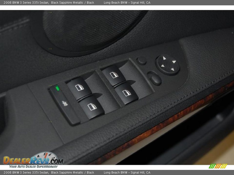 2008 BMW 3 Series 335i Sedan Black Sapphire Metallic / Black Photo #24