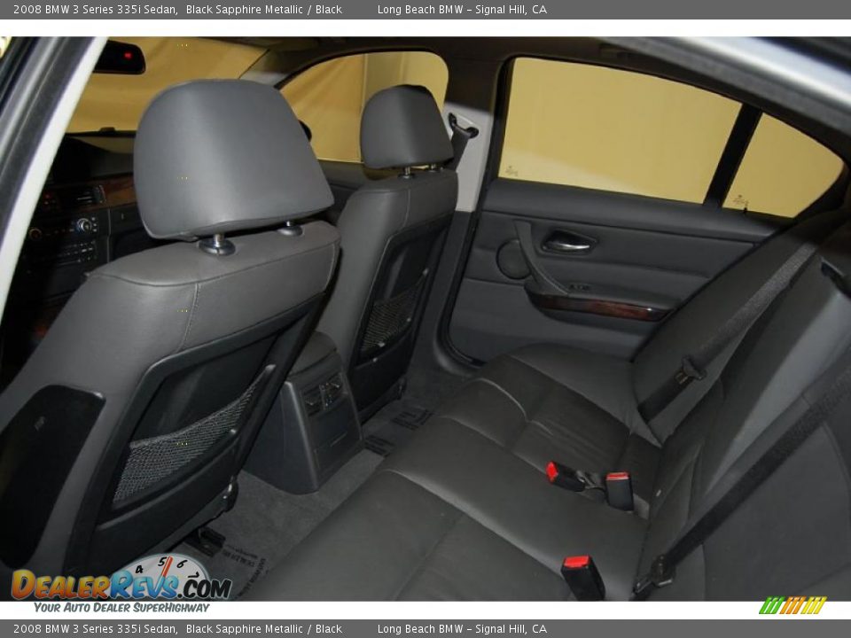 2008 BMW 3 Series 335i Sedan Black Sapphire Metallic / Black Photo #25