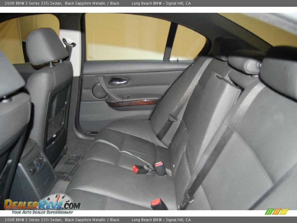 2008 BMW 3 Series 335i Sedan Black Sapphire Metallic / Black Photo #26