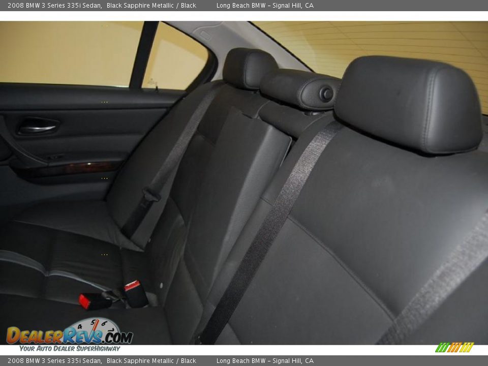 2008 BMW 3 Series 335i Sedan Black Sapphire Metallic / Black Photo #27