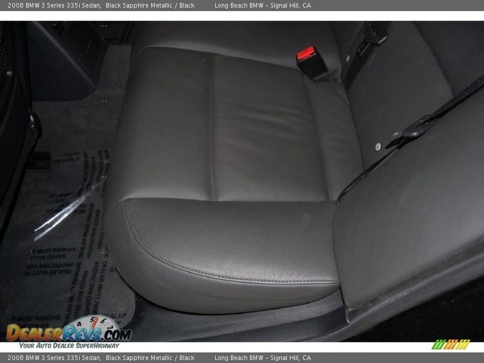 2008 BMW 3 Series 335i Sedan Black Sapphire Metallic / Black Photo #28