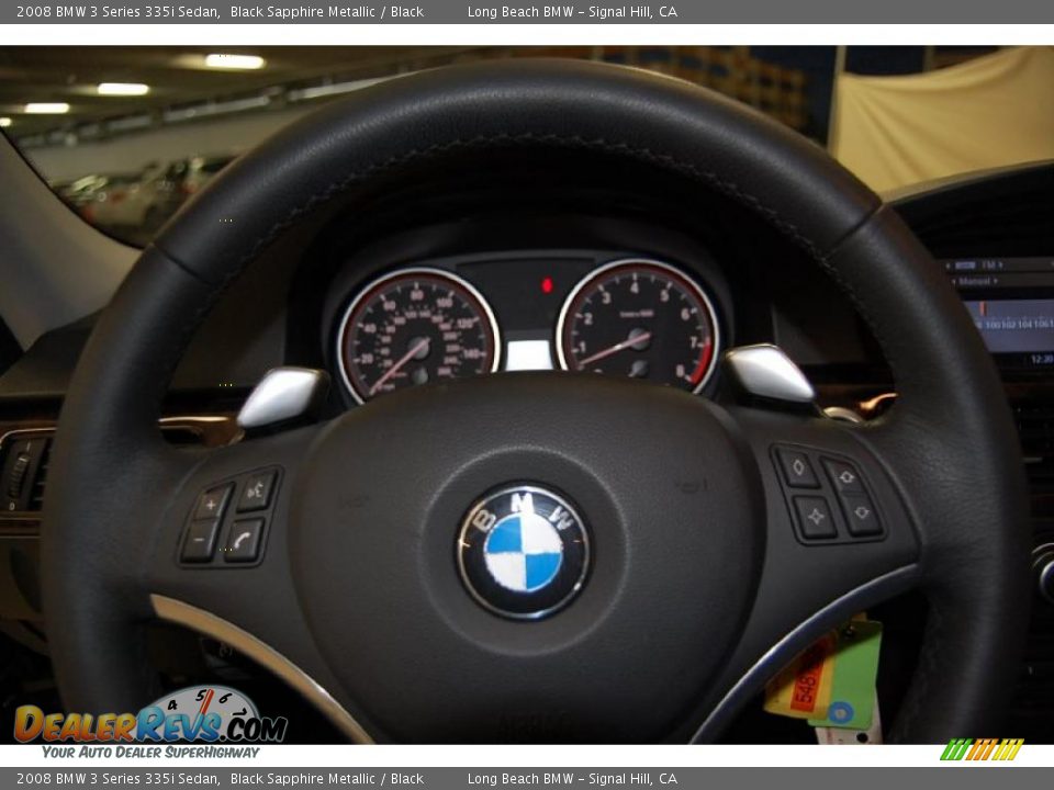 2008 BMW 3 Series 335i Sedan Black Sapphire Metallic / Black Photo #33