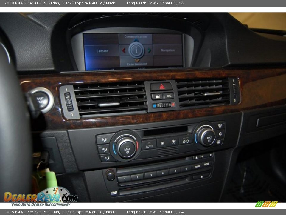 2008 BMW 3 Series 335i Sedan Black Sapphire Metallic / Black Photo #35