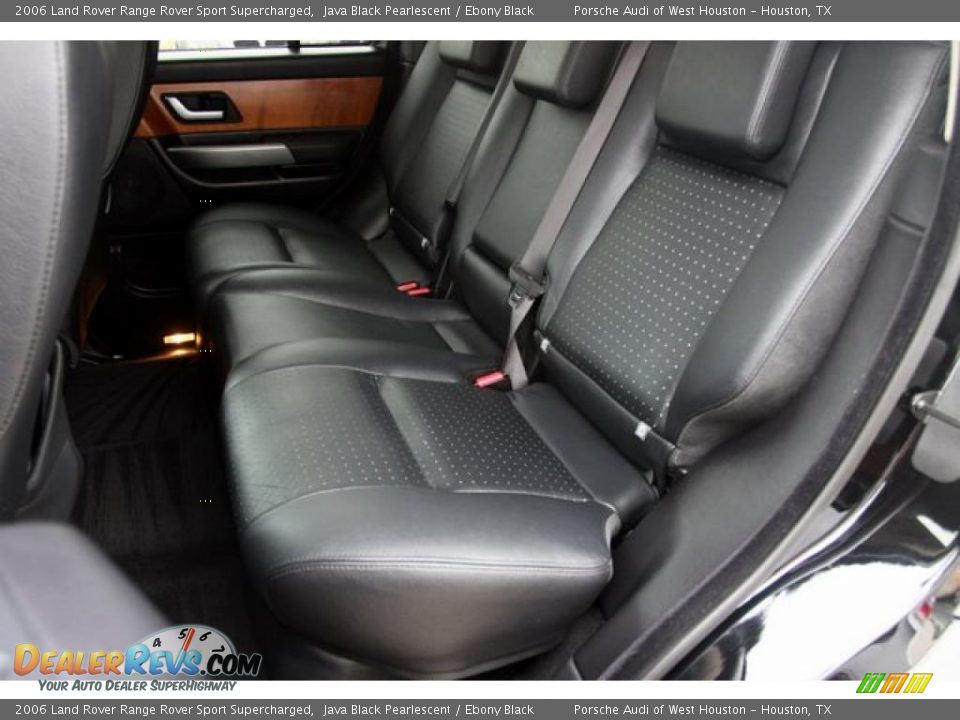 2006 Land Rover Range Rover Sport Supercharged Java Black Pearlescent / Ebony Black Photo #7