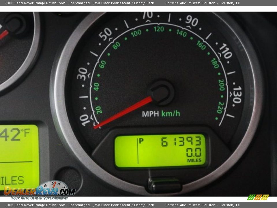 2006 Land Rover Range Rover Sport Supercharged Java Black Pearlescent / Ebony Black Photo #11