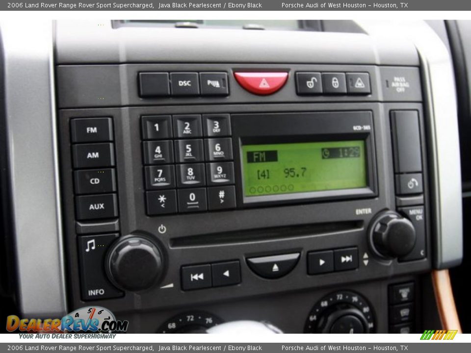 2006 Land Rover Range Rover Sport Supercharged Java Black Pearlescent / Ebony Black Photo #13