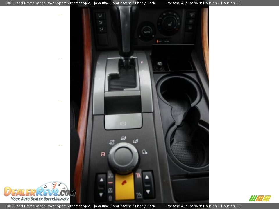 2006 Land Rover Range Rover Sport Supercharged Java Black Pearlescent / Ebony Black Photo #14