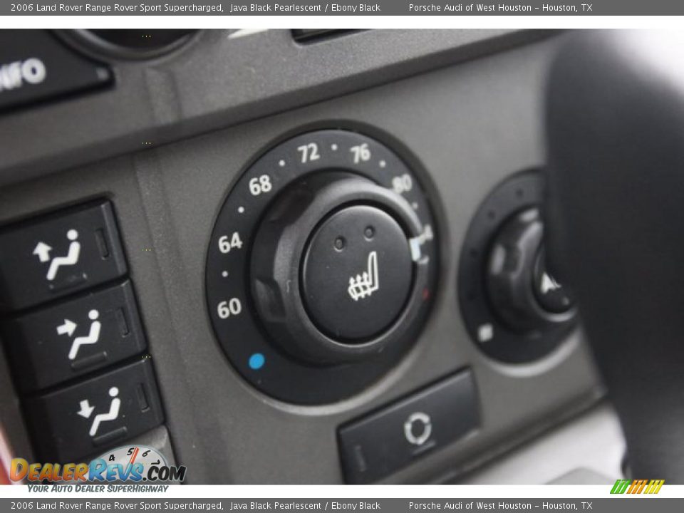 2006 Land Rover Range Rover Sport Supercharged Java Black Pearlescent / Ebony Black Photo #16
