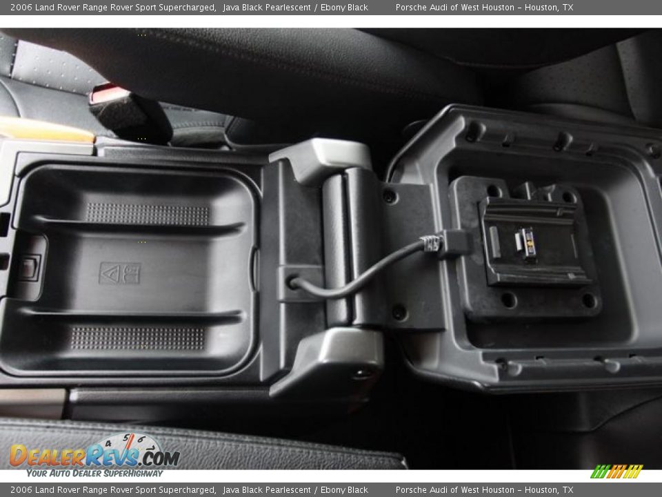 2006 Land Rover Range Rover Sport Supercharged Java Black Pearlescent / Ebony Black Photo #20