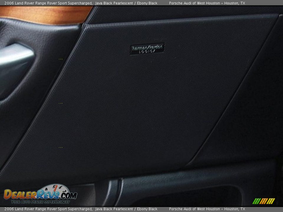 2006 Land Rover Range Rover Sport Supercharged Java Black Pearlescent / Ebony Black Photo #23