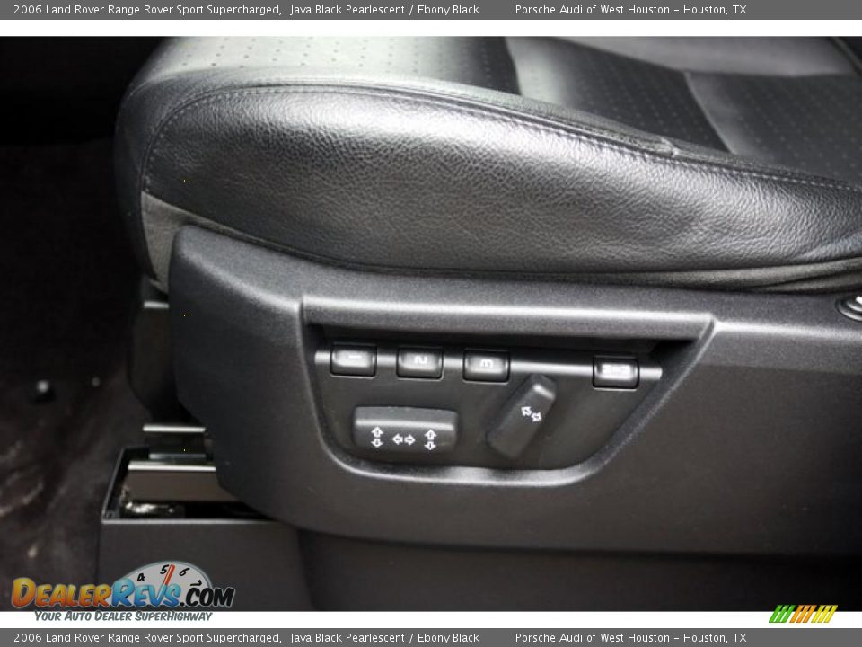 2006 Land Rover Range Rover Sport Supercharged Java Black Pearlescent / Ebony Black Photo #26