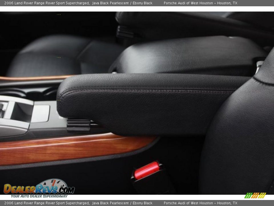 2006 Land Rover Range Rover Sport Supercharged Java Black Pearlescent / Ebony Black Photo #27