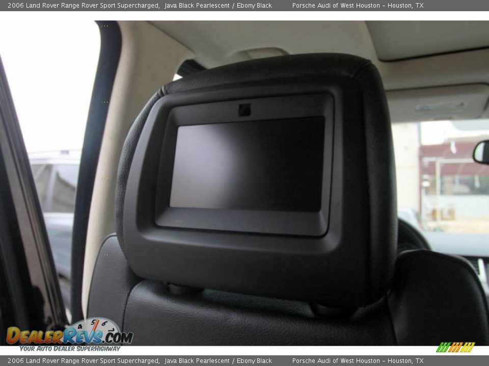 2006 Land Rover Range Rover Sport Supercharged Java Black Pearlescent / Ebony Black Photo #30
