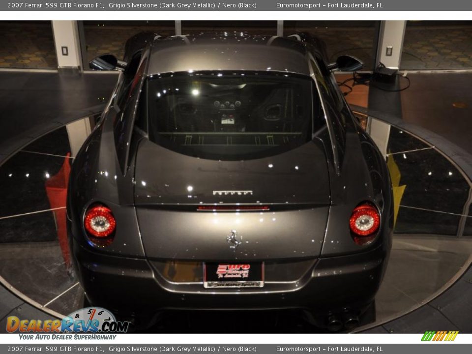 2007 Ferrari 599 GTB Fiorano F1 Grigio Silverstone (Dark Grey Metallic) / Nero (Black) Photo #5