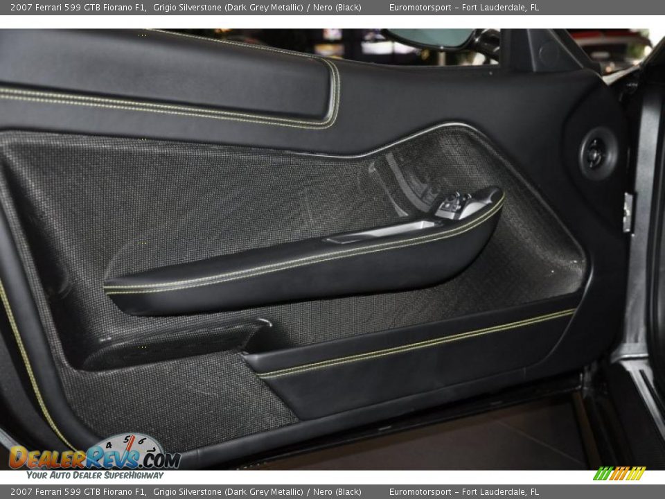 2007 Ferrari 599 GTB Fiorano F1 Grigio Silverstone (Dark Grey Metallic) / Nero (Black) Photo #19