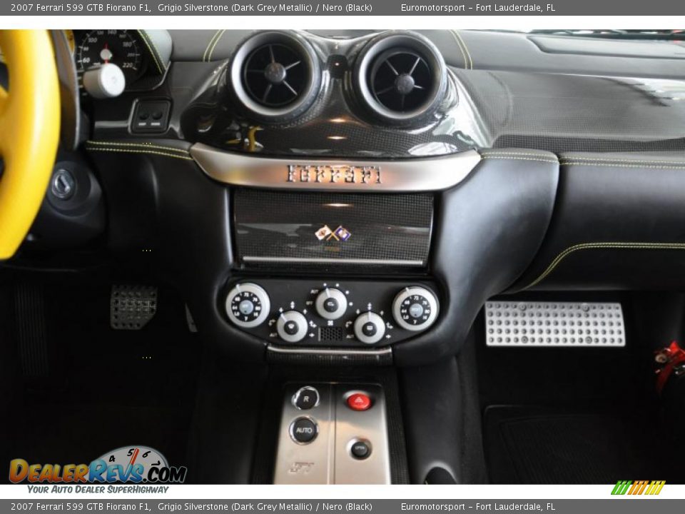2007 Ferrari 599 GTB Fiorano F1 Grigio Silverstone (Dark Grey Metallic) / Nero (Black) Photo #23