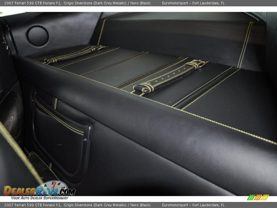 2007 Ferrari 599 GTB Fiorano F1 Grigio Silverstone (Dark Grey Metallic) / Nero (Black) Photo #25