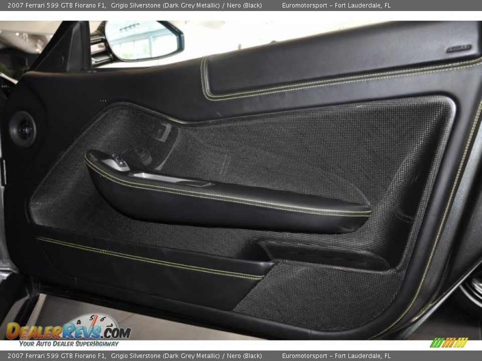2007 Ferrari 599 GTB Fiorano F1 Grigio Silverstone (Dark Grey Metallic) / Nero (Black) Photo #29