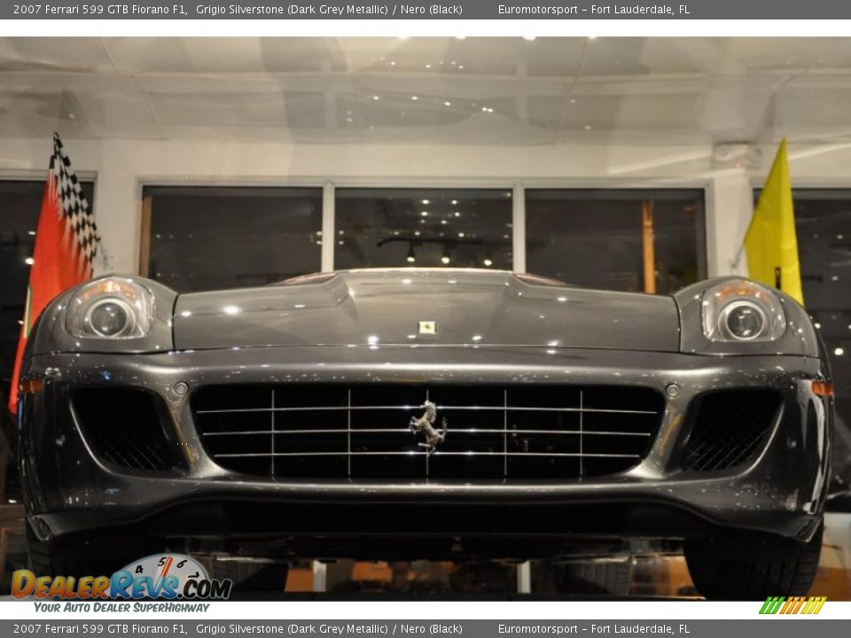 2007 Ferrari 599 GTB Fiorano F1 Grigio Silverstone (Dark Grey Metallic) / Nero (Black) Photo #30