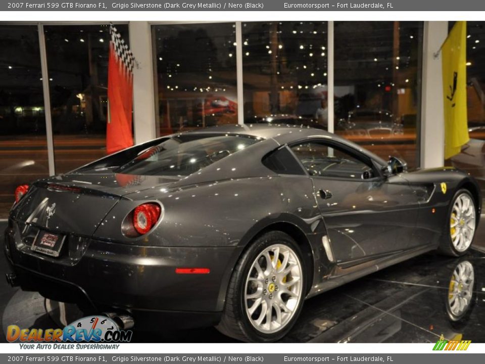 2007 Ferrari 599 GTB Fiorano F1 Grigio Silverstone (Dark Grey Metallic) / Nero (Black) Photo #31