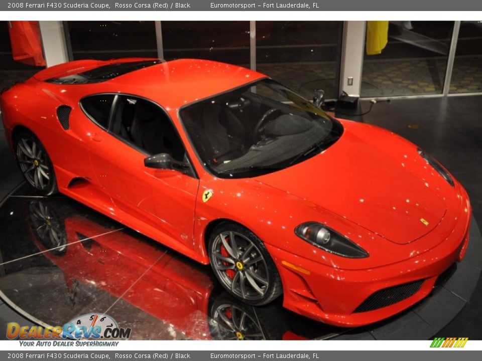 2008 Ferrari F430 Scuderia Coupe Rosso Corsa (Red) / Black Photo #1