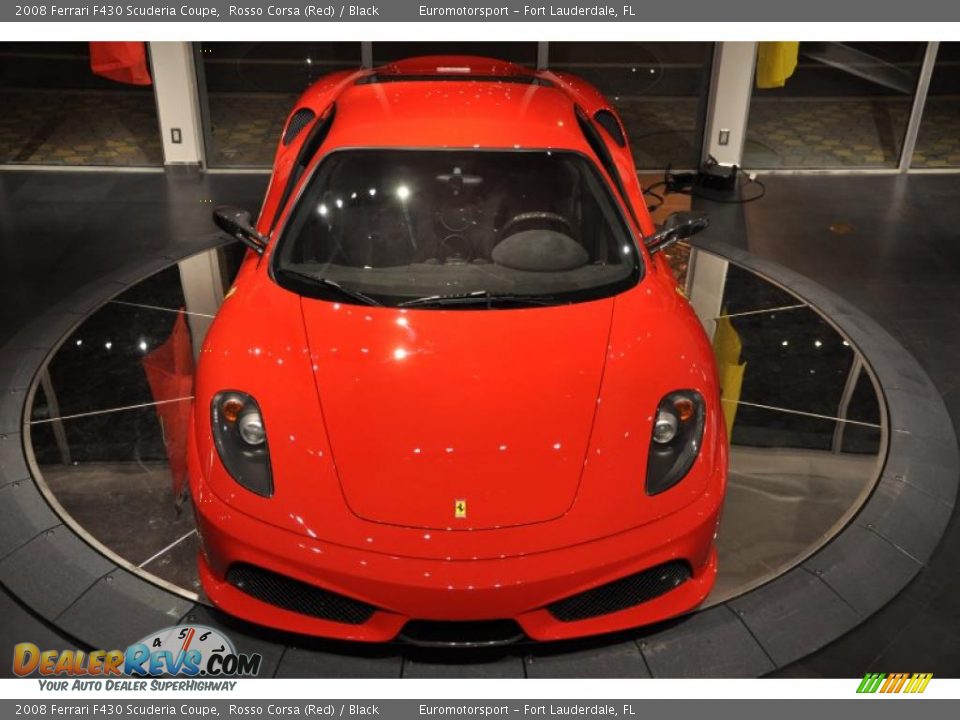 2008 Ferrari F430 Scuderia Coupe Rosso Corsa (Red) / Black Photo #2