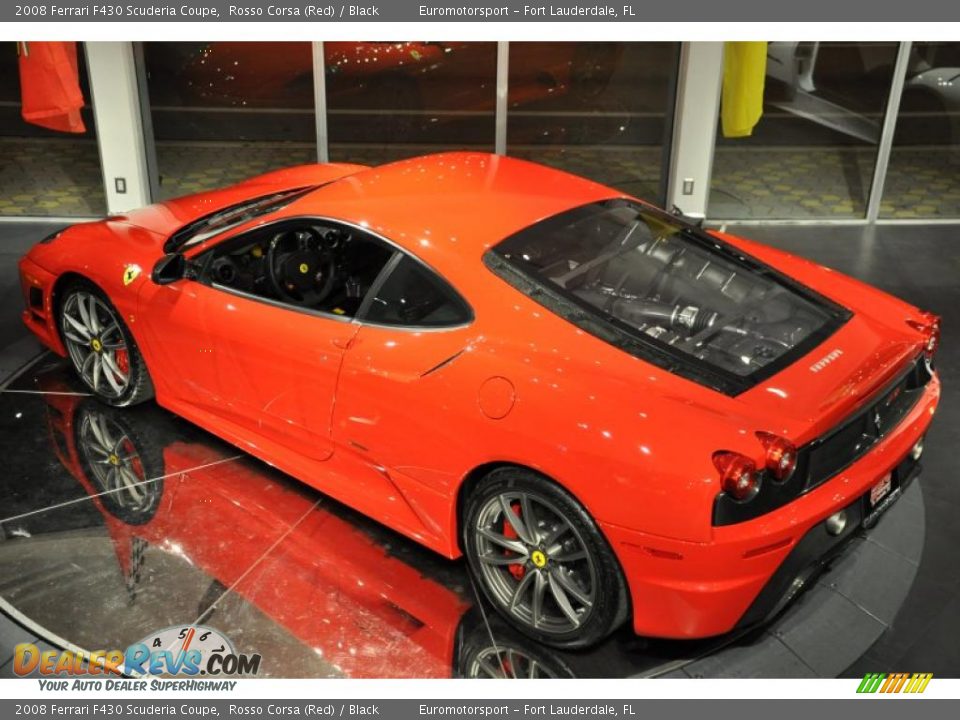 2008 Ferrari F430 Scuderia Coupe Rosso Corsa (Red) / Black Photo #4