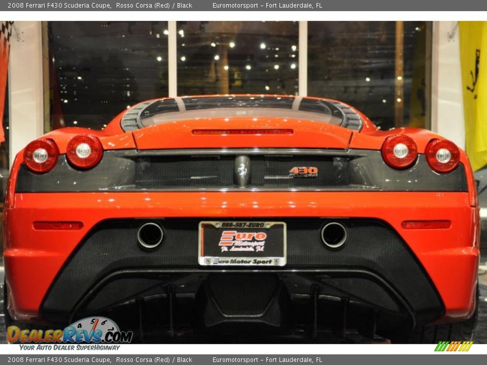 2008 Ferrari F430 Scuderia Coupe Rosso Corsa (Red) / Black Photo #7