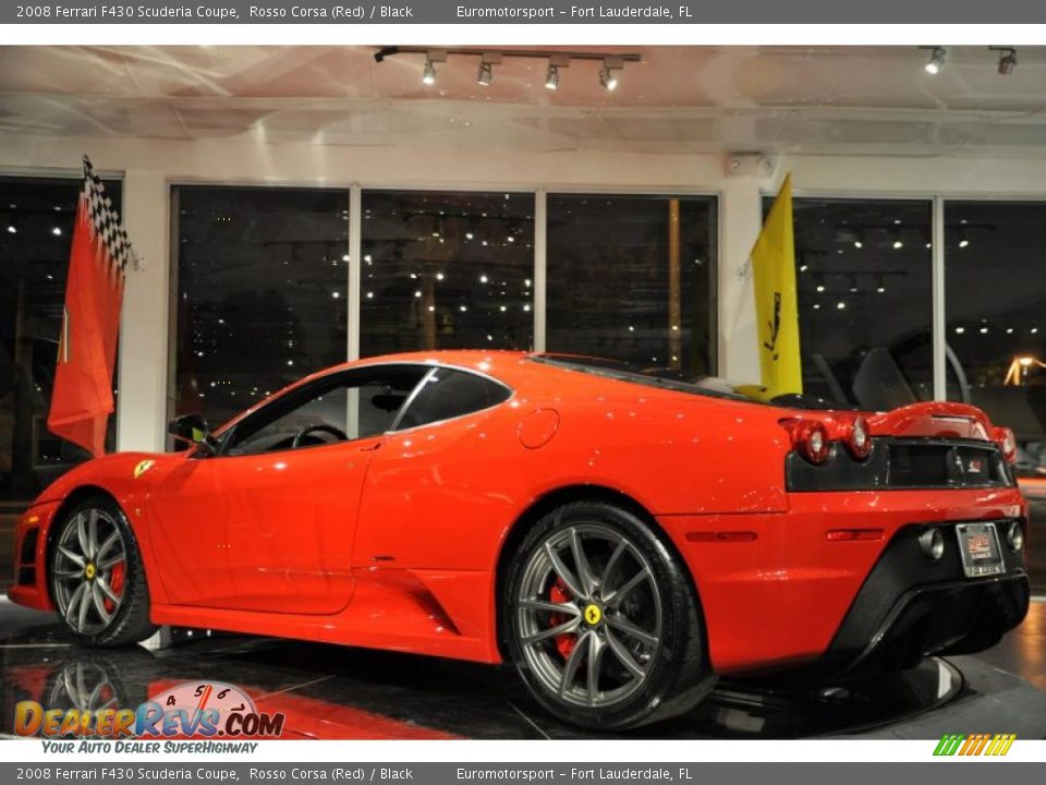 2008 Ferrari F430 Scuderia Coupe Rosso Corsa (Red) / Black Photo #9
