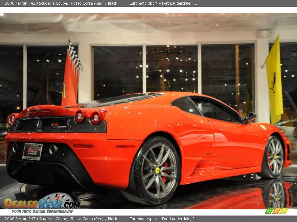 2008 Ferrari F430 Scuderia Coupe Rosso Corsa (Red) / Black Photo #10