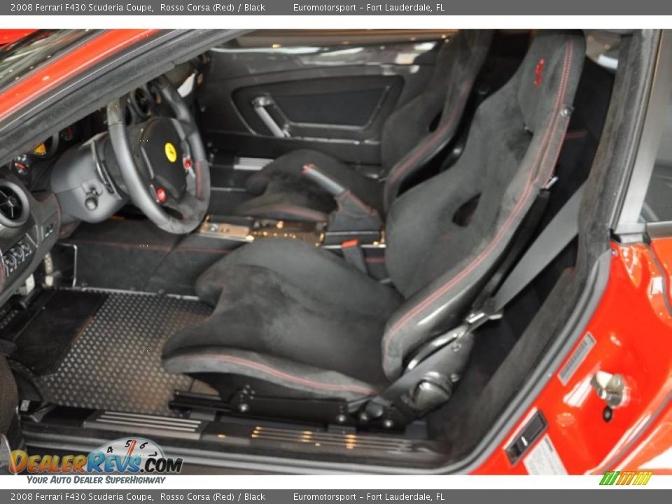2008 Ferrari F430 Scuderia Coupe Rosso Corsa (Red) / Black Photo #11